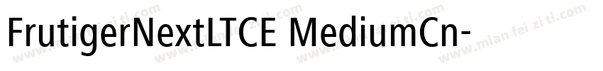 FrutigerNextLTCE MediumCn字体转换